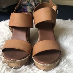 Tan wedges